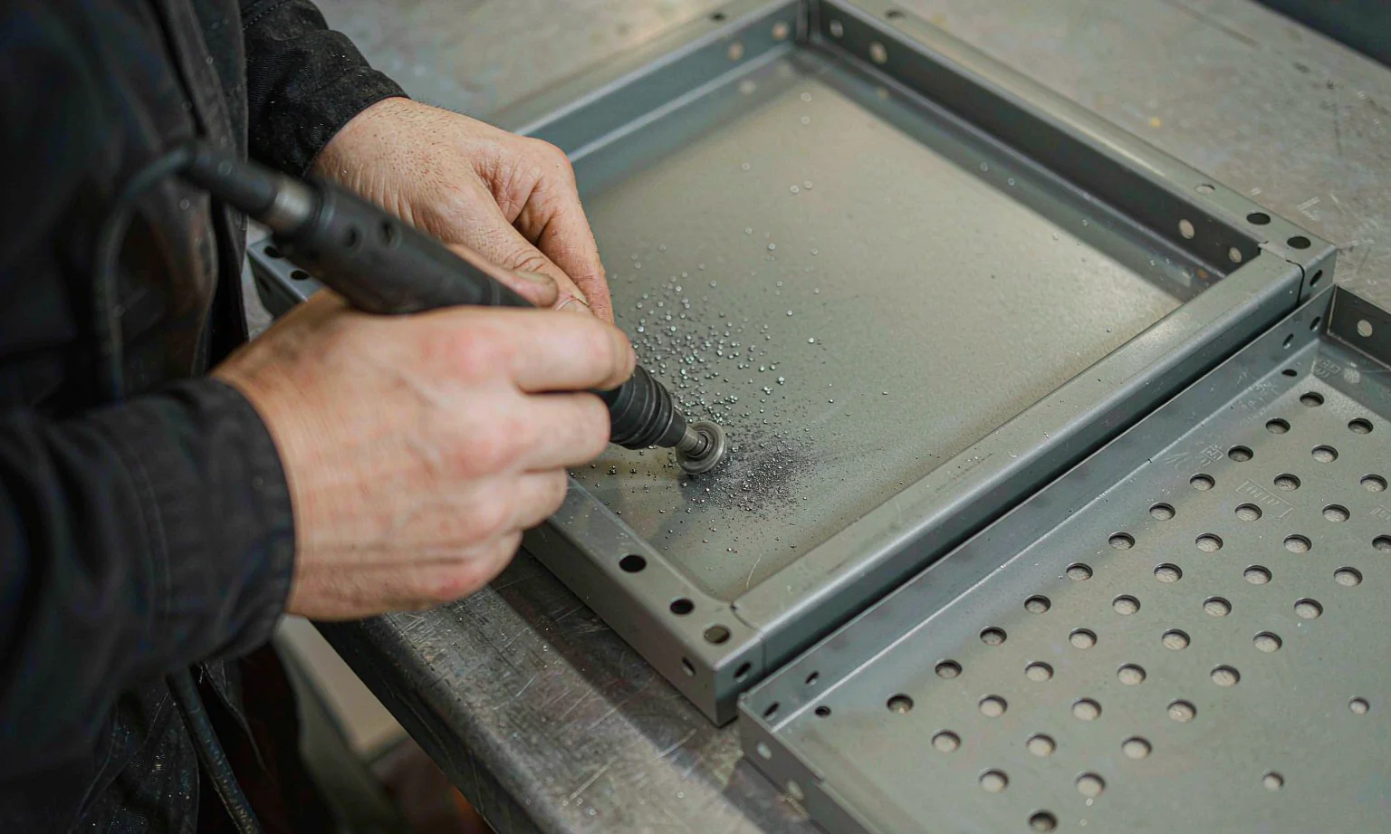 Edge finishing a laser-cut panel