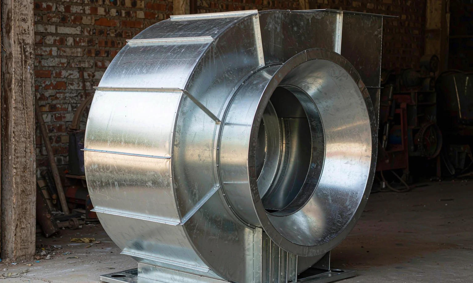 Galvanized steel centrifugal fan scroll housing