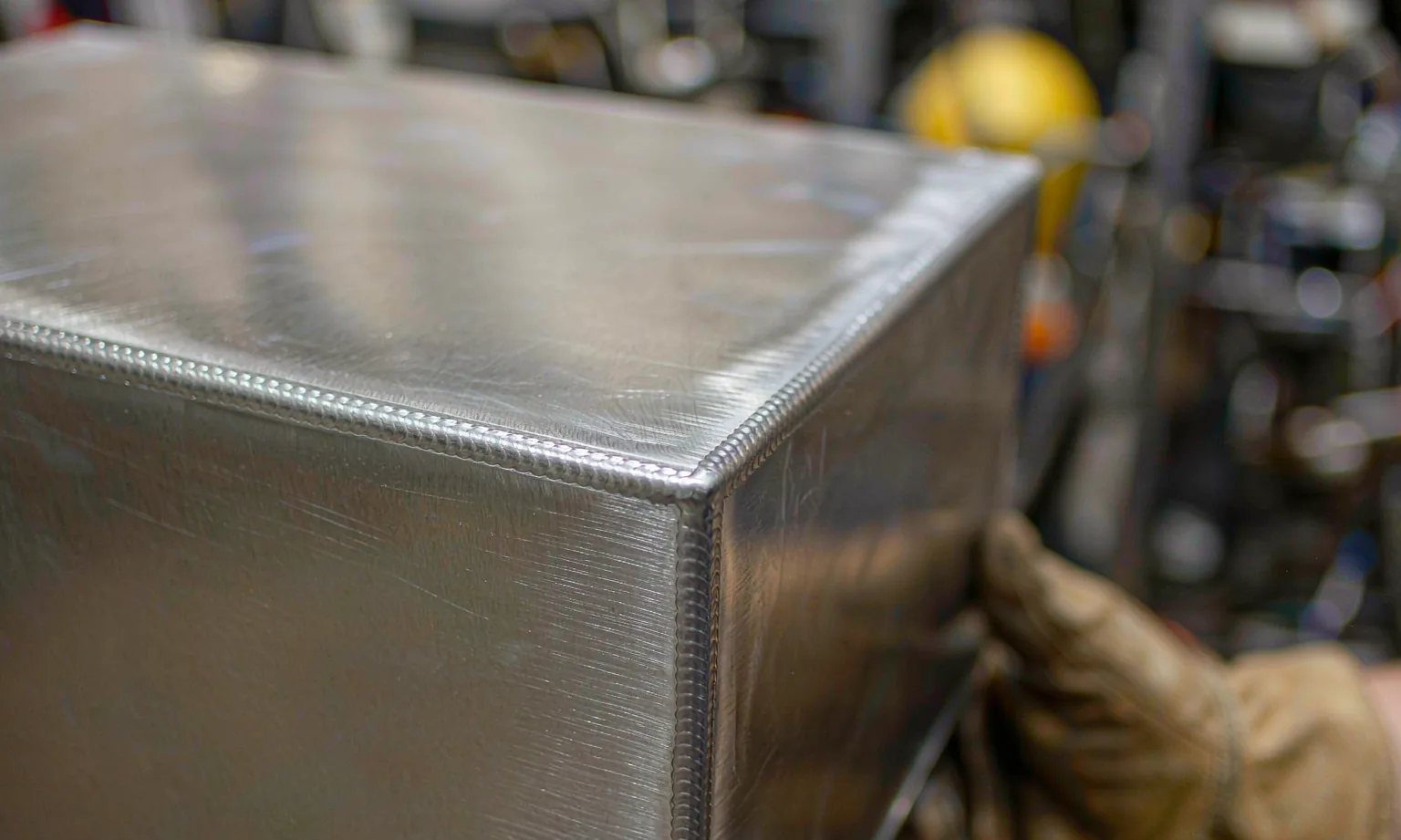 Sealed TIG welded stainless steel laboratory equipment enclosure